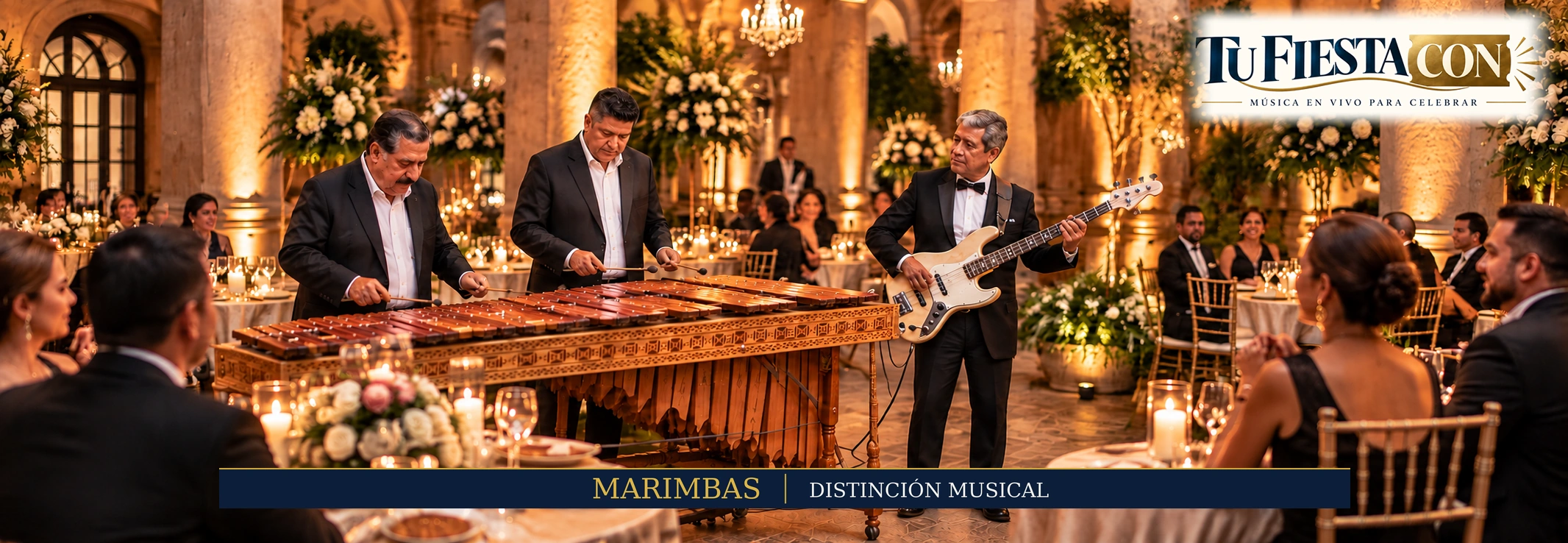 Presentación musical de Marimbas